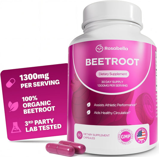 Rosabella Organic Beet Root Capsules